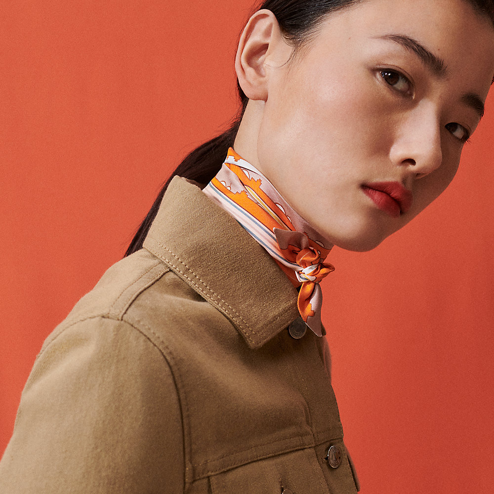 HERMES 2024 SS ツイリー Les Chiens Parisiens 2024 SS 新作【HERMES】ツイリー《Les Chiens Parisiens
